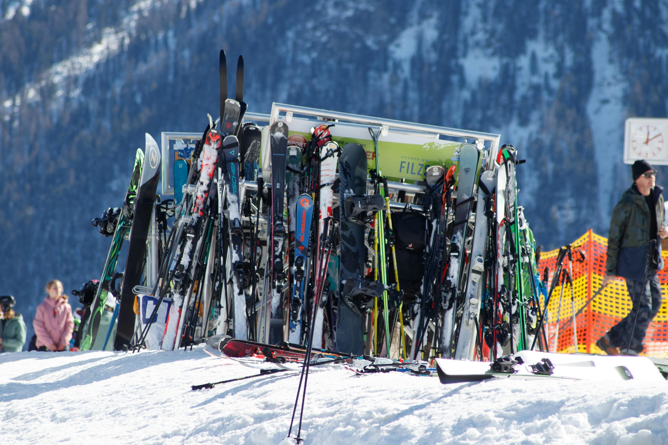 Système basculant porte ski attelage