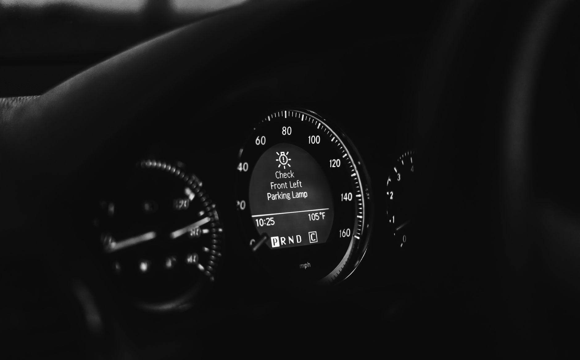 Témoins lumineux du combiné d une voiture