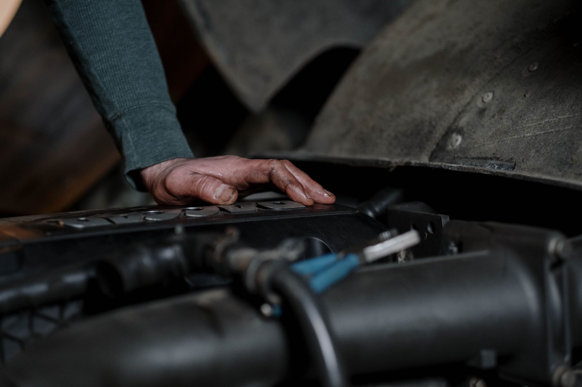 Contrôle du compartiment moteur avant achat